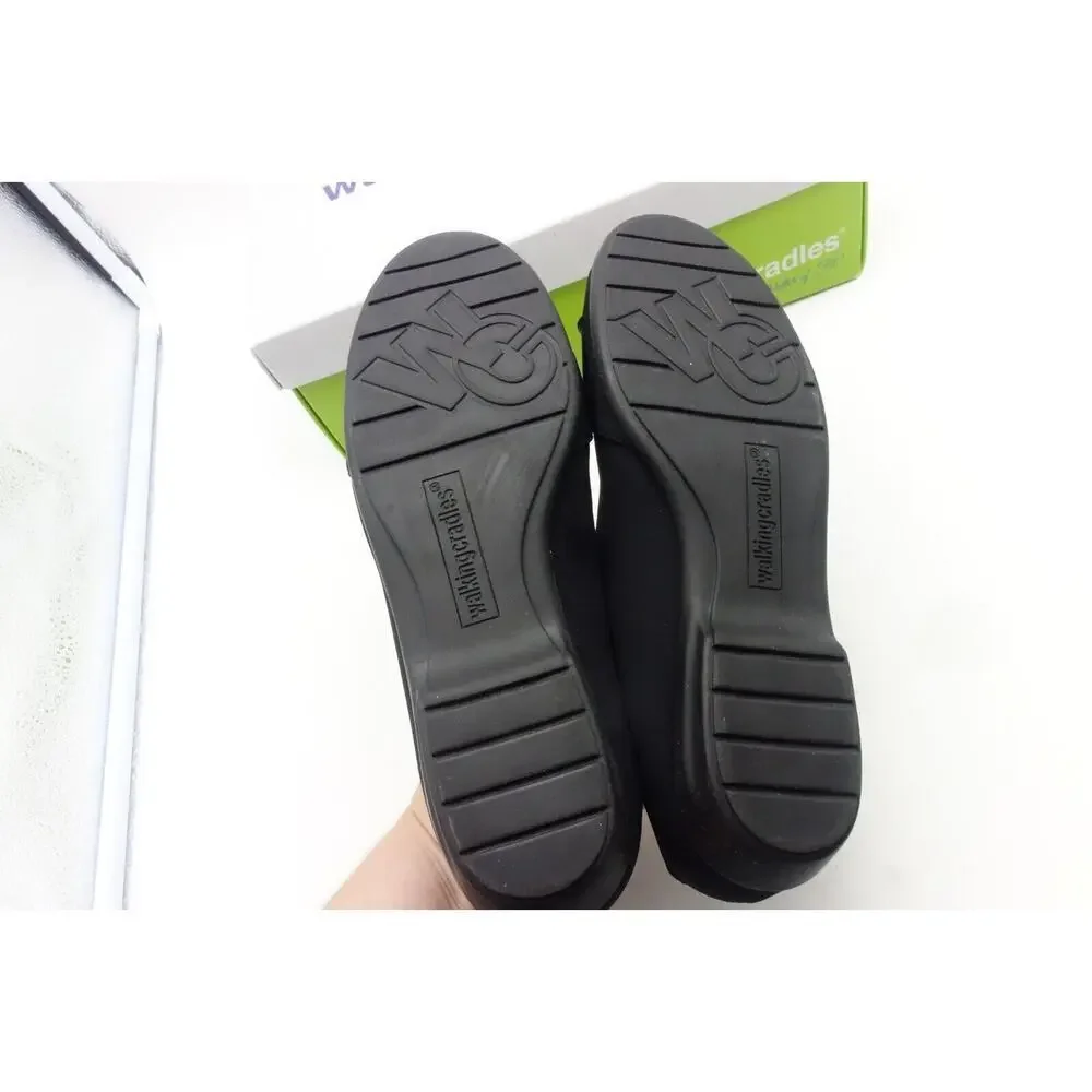 NEW Walking Cradles Fall Black Stretch Ballet Flats Women's 7